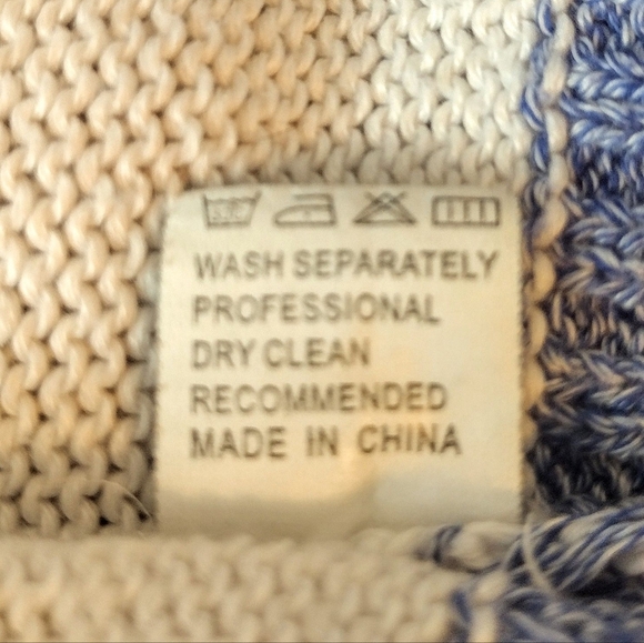 Ecowish Women's Striped Open Front Cardigan Size Medium - Picture 6 of 6